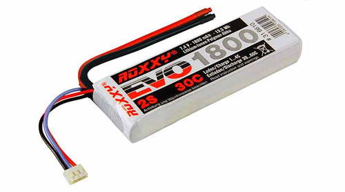 MPX-316610 - ROXXY EVO LiPo 2S 7.4V 1800mAh 30C Multiplex MPX-316610 MPX-316610 - ROXXY EVO LiPo 2S 7.4V 1800mAh 30C Multiplex MPX-316610