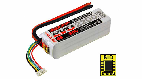 MPX-316614 - ROXXY EVO LiPo 4S 14.8V 2200mAh 30C inkl. BID-Chip Multiplex MPX-316614 MPX-316614 - ROXXY EVO LiPo 4S 14.8V 2200mAh 30C inkl. BID-Chip Multiplex MPX-316614