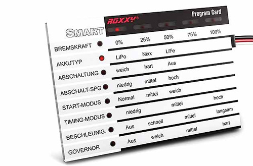 MPX-318577 - Multiplex ROXXY Smart Programm Card (Englisch) MPX-318577
