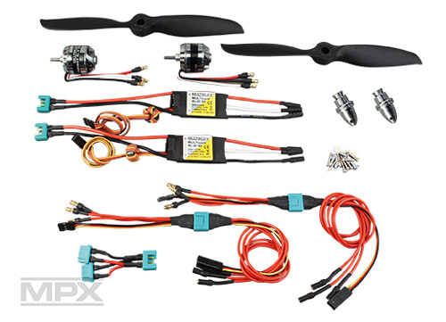 MPX-332619 - Antriebssatz - TwinStar BL Multiplex MPX-332619 MPX-332619 - Antriebssatz - TwinStar BL Multiplex MPX-332619