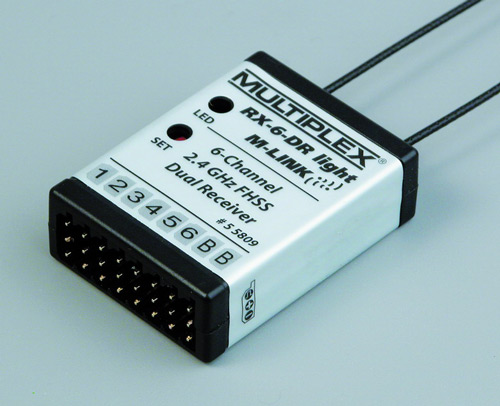 MPX-55809 - RX-6-DR light M-LINK 2.4 GHz Empfaenger Multiplex MPX-55809 MPX-55809 - RX-6-DR light M-LINK 2.4 GHz Empfaenger Multiplex MPX-55809