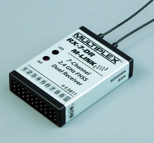 MPX-55811 - RX-7-DR M-Link 2.4 GHz Empfaenger Multiplex MPX-55811 MPX-55811 - RX-7-DR M-Link 2.4 GHz Empfaenger Multiplex MPX-55811