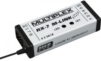 MPX-55818 - RX-7 M-LINK 2.4 GHz Empfaenger Multiplex MPX-55818 MPX-55818 - RX-7 M-LINK 2.4 GHz Empfaenger Multiplex MPX-55818