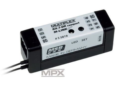 MPX-55819 - RX-7-DR compact M-LINK 2.4 GHz Empfaenger Multiplex MPX-55819