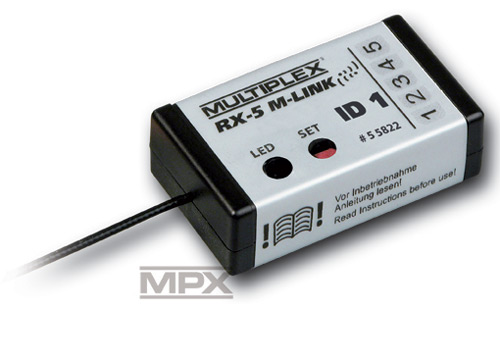 MPX-55822 - Empfaenger RX-5 M-LINK ID 1 Free Multiplex MPX-55822