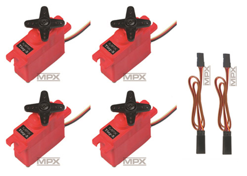 MPX-65166 - Servo Set inkl. Verlaengerungskabel - TwinStar BL Multiplex MPX-65166 MPX-65166 - Servo Set inkl. Verlaengerungskabel - TwinStar BL Multiplex MPX-65166