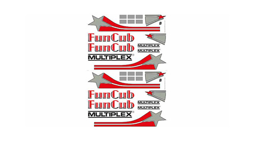 MPX-724565 - Dekorbogen FunCub Multiplex MPX-724565 MPX-724565 - Dekorbogen FunCub Multiplex MPX-724565