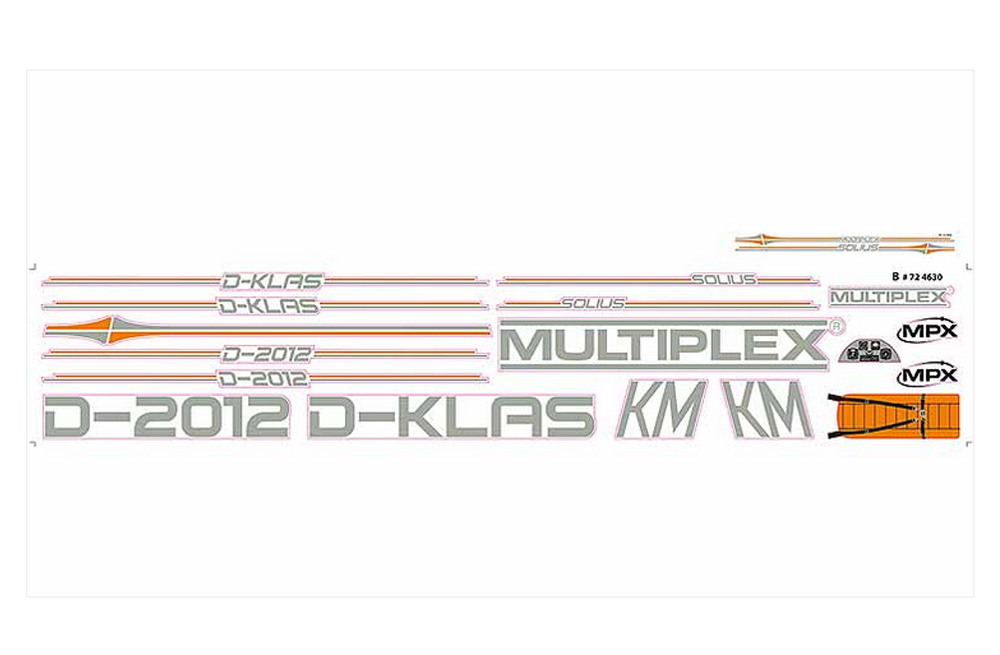 MPX-724630 - Dekorbogen Solius Multiplex MPX-724630