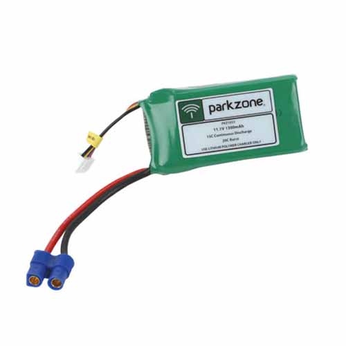 PKZ1033 - Parkzone 11.1V 3S1P 1300mAh 15C PKZ1033 PKZ1033 - Parkzone 11.1V 3S1P 1300mAh 15C PKZ1033