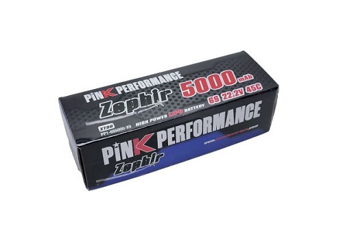 PP1-6S5000-X9 - Pink Performance Zephir LiPo 6S 22.2V-5000-45C PP1-6S5000-X9
