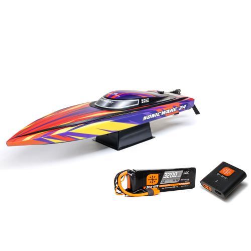 PRB-1992T1 - Sonicwake 24 Self-Righting Brushless Deep-V RTR rot Pro Boat PRB-1992T1 PRB-1992T1 - Sonicwake 24 Self-Righting Brushless Deep-V RTR rot Pro Boat PRB-1992T1
