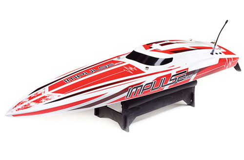 PRB08037T2 - Impulse 32 Brushless Deep-V RTR with Smart. White_Red Pro Boat PRB08037T2
