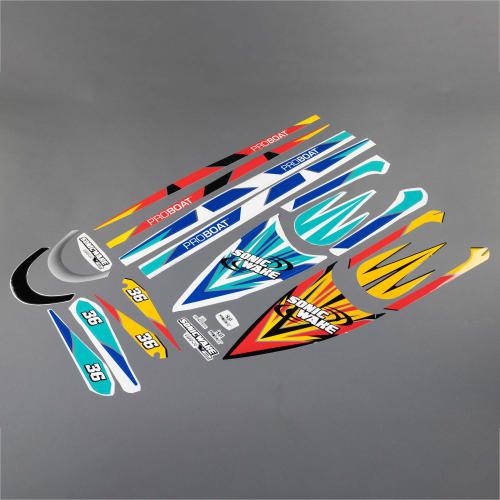 PRB289008 - Decal Set. T1_T2: Sonicwake 36 V2 Pro Boat PRB289008 PRB289008 - Decal Set. T1_T2: Sonicwake 36 V2 Pro Boat PRB289008