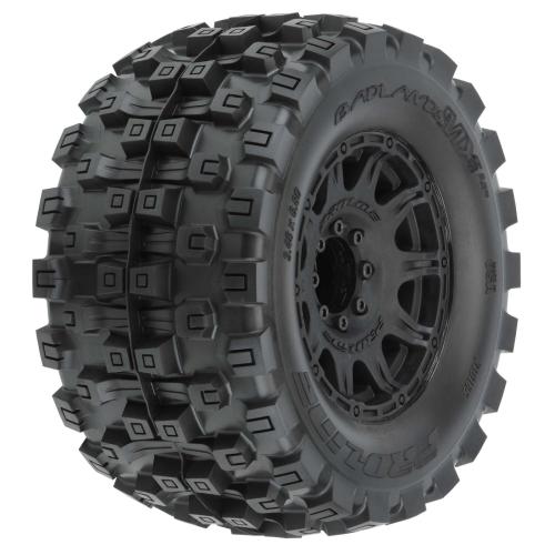 PRO1016610 - 1_8 Badlands MX38 HP BELTED F_R 3.8 MT Mounted 17mm Black Raid (2) PRO1016610 PRO1016610 - 1_8 Badlands MX38 HP BELTED F_R 3.8 MT Mounted 17mm Black Raid (2) PRO1016610