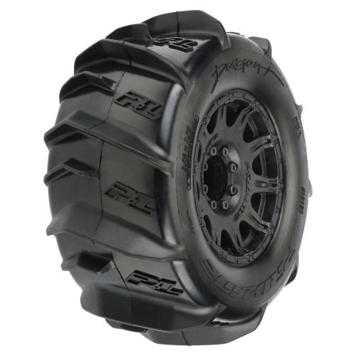 PRO1019210 - 1_8 Dumont F_R 3.8 MT Tires Mounted 17mm Black Raid (2) PRO1019210 PRO1019210 - 1_8 Dumont F_R 3.8 MT Tires Mounted 17mm Black Raid (2) PRO1019210