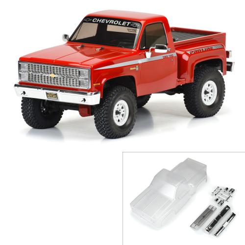 PRO360000 - 1982 Chevy K-10 Clear Body Set with Scale Molded Accesories ProLine PRO360000 PRO360000 - 1982 Chevy K-10 Clear Body Set with Scale Molded Accesories ProLine PRO360000