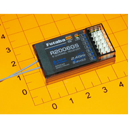 FUTL7606 - Futaba R2006GS 6-Kanal S-FHSS Empfaenger FUTL7606 FUTL7606 - Futaba R2006GS 6-Kanal S-FHSS Empfaenger FUTL7606