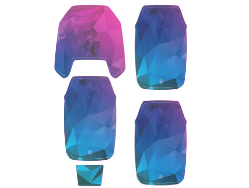 RCWT800231 - RCWare Dekorbogen PVC lila_blau DJI Mavic Pro RCWT800231 RCWT800231 - RCWare Dekorbogen PVC lila_blau DJI Mavic Pro RCWT800231