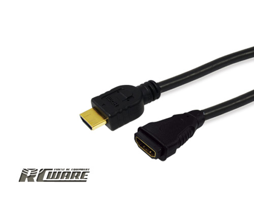 RCWT800272 - RCWare HDMI Verlaengerungskabel 4K Gold (2m) RCWT800272