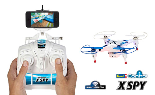 REV23954 - X-Spy 2.0 FPV Quadrocopter WiFi 2.4GHz - RTF Revell REV23954 REV23954 - X-Spy 2.0 FPV Quadrocopter WiFi 2.4GHz - RTF Revell REV23954