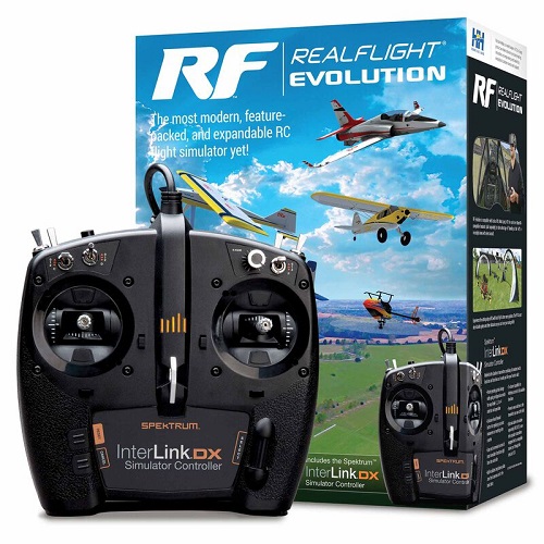 RFL2000 - RealFlight Evolution RC Flugsimulator mit InterLink DX Controller Real Flight RFL2000