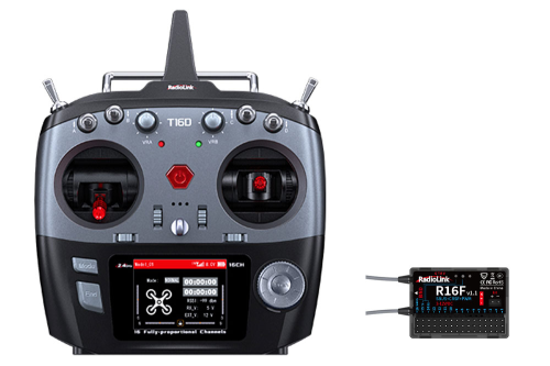 RLT16D - RadioLink T16D 2.4GHz 16-Kanal inkl. R16F (Mode 2) RLT16D RLT16D - RadioLink T16D 2.4GHz 16-Kanal inkl. R16F (Mode 2) RLT16D