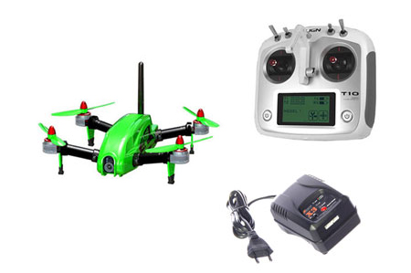 RM42503XST10 - MR25P FPV Quad Racer mit T10 Fernsteuerung (gruen) freakware RM42503XST10 RM42503XST10 - MR25P FPV Quad Racer mit T10 Fernsteuerung (gruen) freakware RM42503XST10