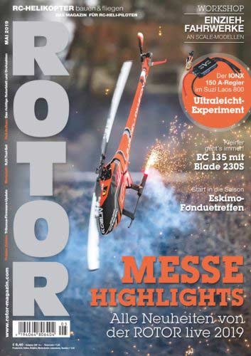 ROTOR-05-19 - ROTOR Magazin 05_2019 (Einzelzeitschrift. kein Abo) Modellsport Verlag ROTOR-05-19 ROTOR-05-19 - ROTOR Magazin 05_2019 (Einzelzeitschrift. kein Abo) Modellsport Verlag ROTOR-05-19