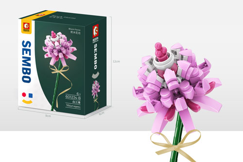 S-601234B - Sembo Blume Trifolium repens L rosa (137 Teile) SEMBO BLOCK S-601234B