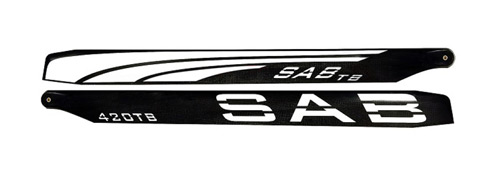 SAB-420TBS - SAB TBS 420 CFK Hauptrotorblaetter SAB-420TBS