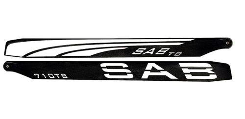 SAB-710TBS - SAB TBS 710 CFK Hauptrotorblaetter SAB-710TBS SAB-710TBS - SAB TBS 710 CFK Hauptrotorblaetter SAB-710TBS