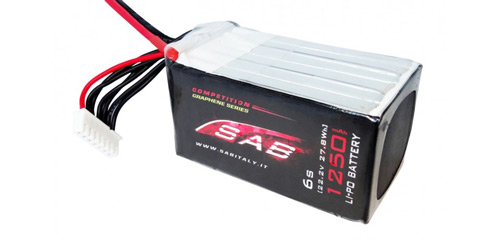 SB129 - SAB LiPo 6S 22.2V 1250mAh 50C SB129 SB129 - SAB LiPo 6S 22.2V 1250mAh 50C SB129
