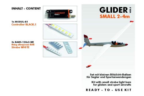 UL-SET-GLIDER-S3 - GLIDER-Small lighting set uniLIGHT UL-SET-GLIDER-S3 UL-SET-GLIDER-S3 - GLIDER-Small lighting set uniLIGHT UL-SET-GLIDER-S3