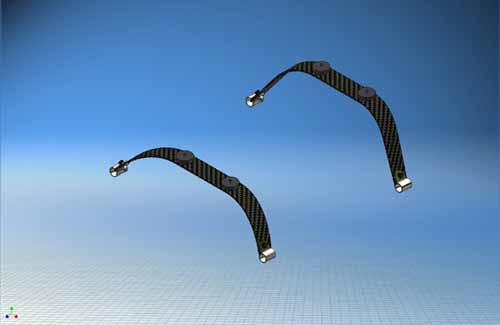SHRP900059 - Landegestell - Carbon Shape-Heli SHRP900059 SHRP900059 - Landegestell - Carbon Shape-Heli SHRP900059