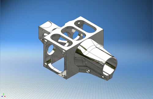 SHRP900107 - Heckrohraufnahme (T187-003) Shape-Heli SHRP900107