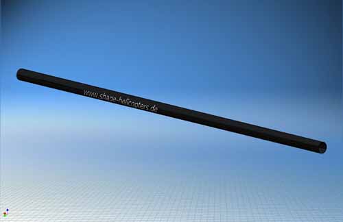 SHRP900112 - Heckrohr - Aluminium (T209) Shape-Heli SHRP900112 SHRP900112 - Heckrohr - Aluminium (T209) Shape-Heli SHRP900112