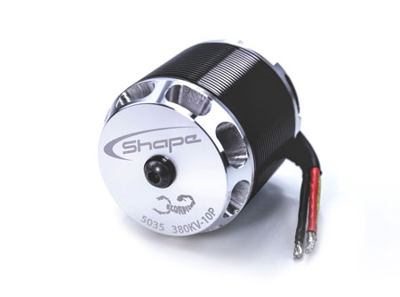 SHS8E00001 - Shape Motor 5035 380KV-10P Shape-Heli SHS8E00001