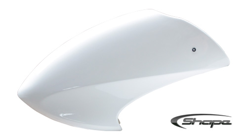 SHS8H00008 - Kabinenhaube V1 (weiSz) S8 Shape-Heli SHS8H00008 SHS8H00008 - Kabinenhaube V1 (weiSz) S8 Shape-Heli SHS8H00008
