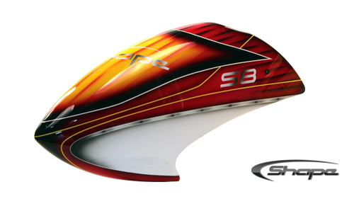 SHS8H00005 - Kabinenhaube. Airbrush (rot_orange) S8 Shape-Heli SHS8H00005 SHS8H00005 - Kabinenhaube. Airbrush (rot_orange) S8 Shape-Heli SHS8H00005