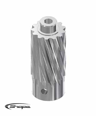 SHS8P00295 - Motorritzel 13 Zaehne. Modul 1. 8mm. schraegverzahnt Shape-Heli SHS8P00295 SHS8P00295 - Motorritzel 13 Zaehne. Modul 1. 8mm. schraegverzahnt Shape-Heli SHS8P00295