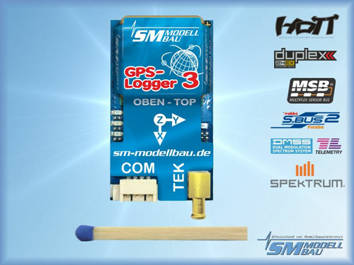 SM-2750 - GPS-Logger 3 inkl. Speicherkarte und Kartenleser SM-Modellbau SM-2750