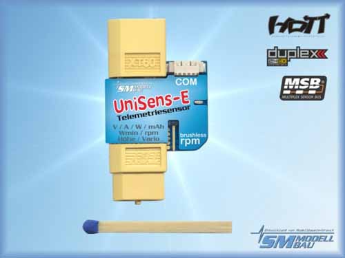 SM-3101 - UniSens-E mit XT60 Stecker SM-Modellbau SM-3101