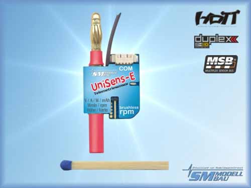 SM-3102 - UniSens-E mit 4mm Goldstecker SM-Modellbau SM-3102 SM-3102 - UniSens-E mit 4mm Goldstecker SM-Modellbau SM-3102