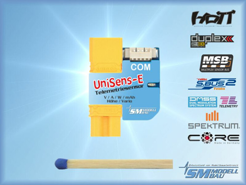 SM-3107 - UniSens-E 55A mit XT30 Stecker SM-Modellbau SM-3107 SM-3107 - UniSens-E 55A mit XT30 Stecker SM-Modellbau SM-3107