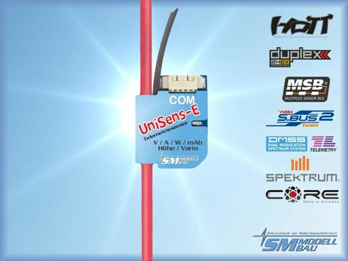 SM-3108 - UniSens-E 55A mit 1.5qmm Silikonkabel SM-Modellbau SM-3108 SM-3108 - UniSens-E 55A mit 1.5qmm Silikonkabel SM-Modellbau SM-3108