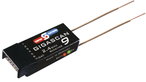 SMP-0123706 - GigaScan 9 2.4GHz Futaba kompatibler Empfaenger (Simprop) SMP-0123706 SMP-0123706 - GigaScan 9 2.4GHz Futaba kompatibler Empfaenger (Simprop) SMP-0123706