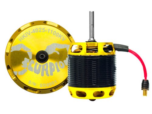 SP-HKIV-4025-1100 - Scorpion HKIV-4025 1100KV 6mm Welle SP-HKIV-4025-1100