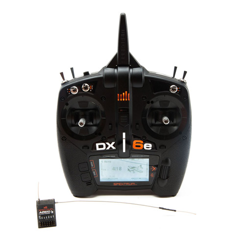 SPM6650EU - Spektrum DX6e 6-Kanal DSMX Sender inkl. AR610 Empfaenger SPM6650EU SPM6650EU - Spektrum DX6e 6-Kanal DSMX Sender inkl. AR610 Empfaenger SPM6650EU