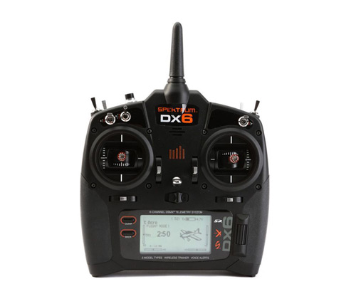 SPM6760EU - Spektrum DX6 Sender (Mode 2) inkl. Racequad Empfaenger SPM6760EU SPM6760EU - Spektrum DX6 Sender (Mode 2) inkl. Racequad Empfaenger SPM6760EU