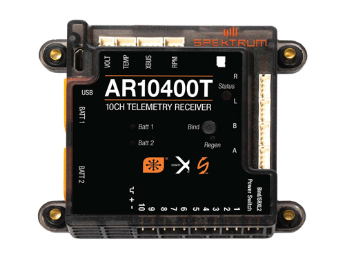 SPMAR10400T - AR10400T 10-Kanal PowerSafe Telemetrie Empfaenger Spektrum SPMAR10400T SPMAR10400T - AR10400T 10-Kanal PowerSafe Telemetrie Empfaenger Spektrum SPMAR10400T